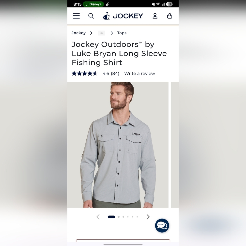 Jockey Men's Fishing Shirt - Picture 5 of 7